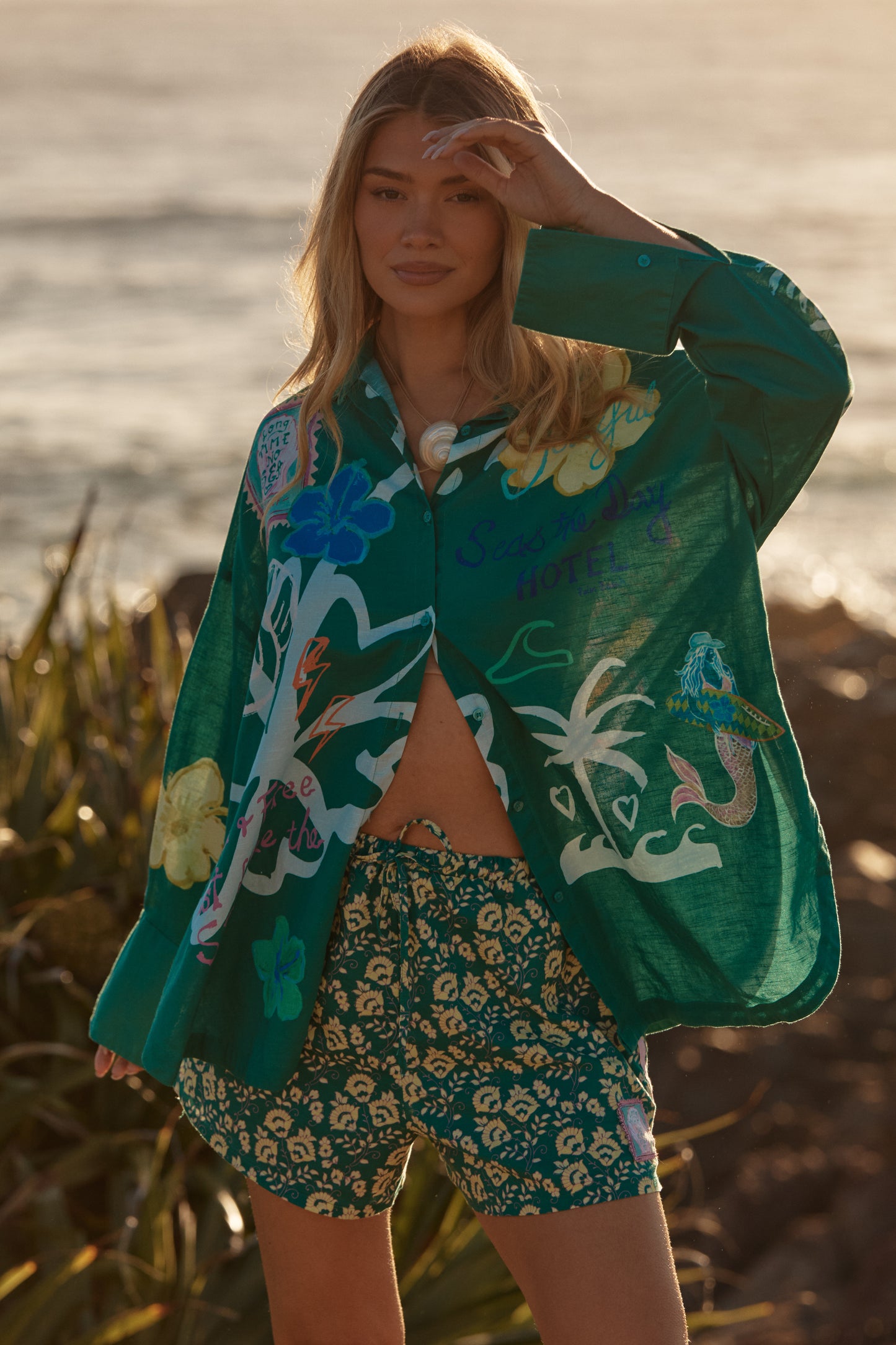 The Altos Seas the Day Shorts, Green