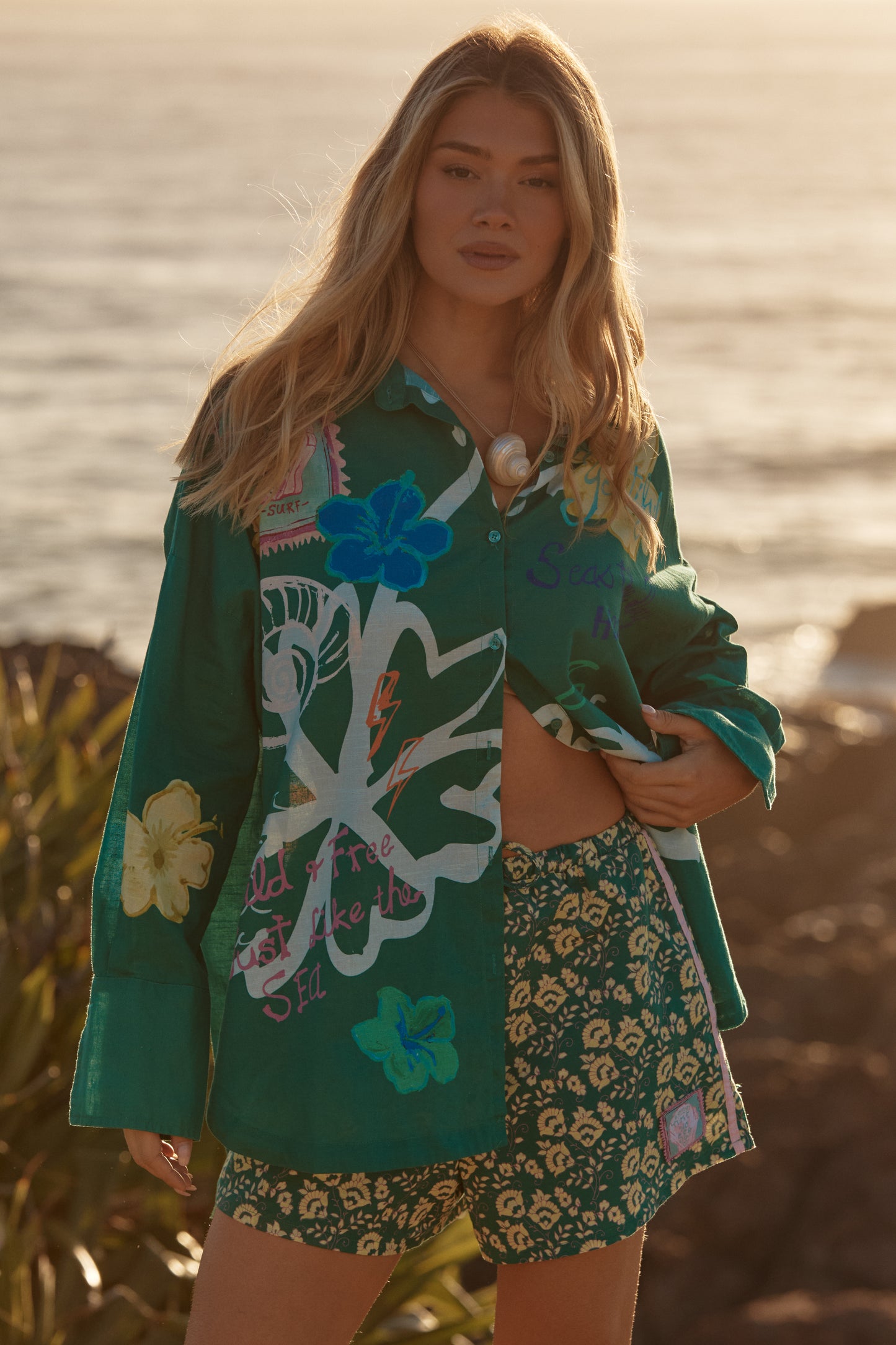 The Altos Seas the Day Shorts, Green