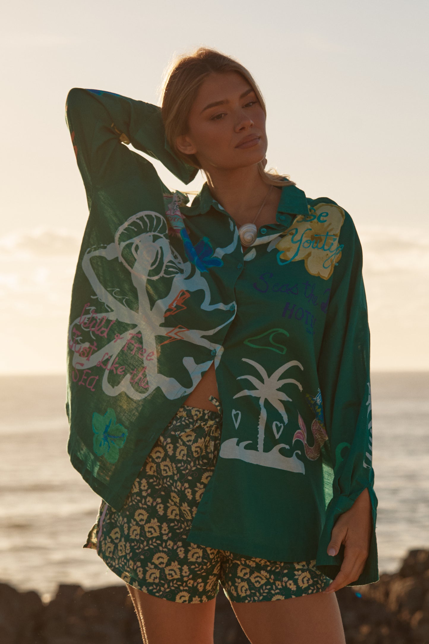 The Don Julio Seas the Day Shirt, Green