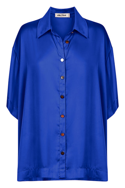 Elysian Shirt, Cobalt