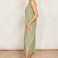 Sojourn Tank Maxi Dress, Aloe