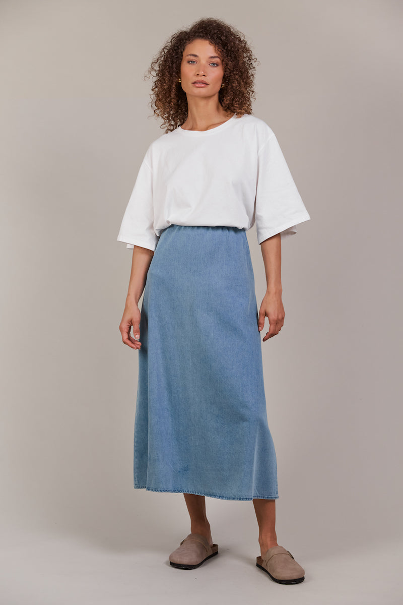 Pepi Denim Midi Skirt