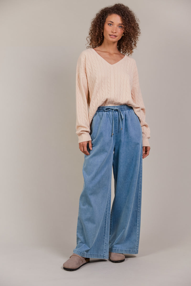 Pepi Wide Denim Pant