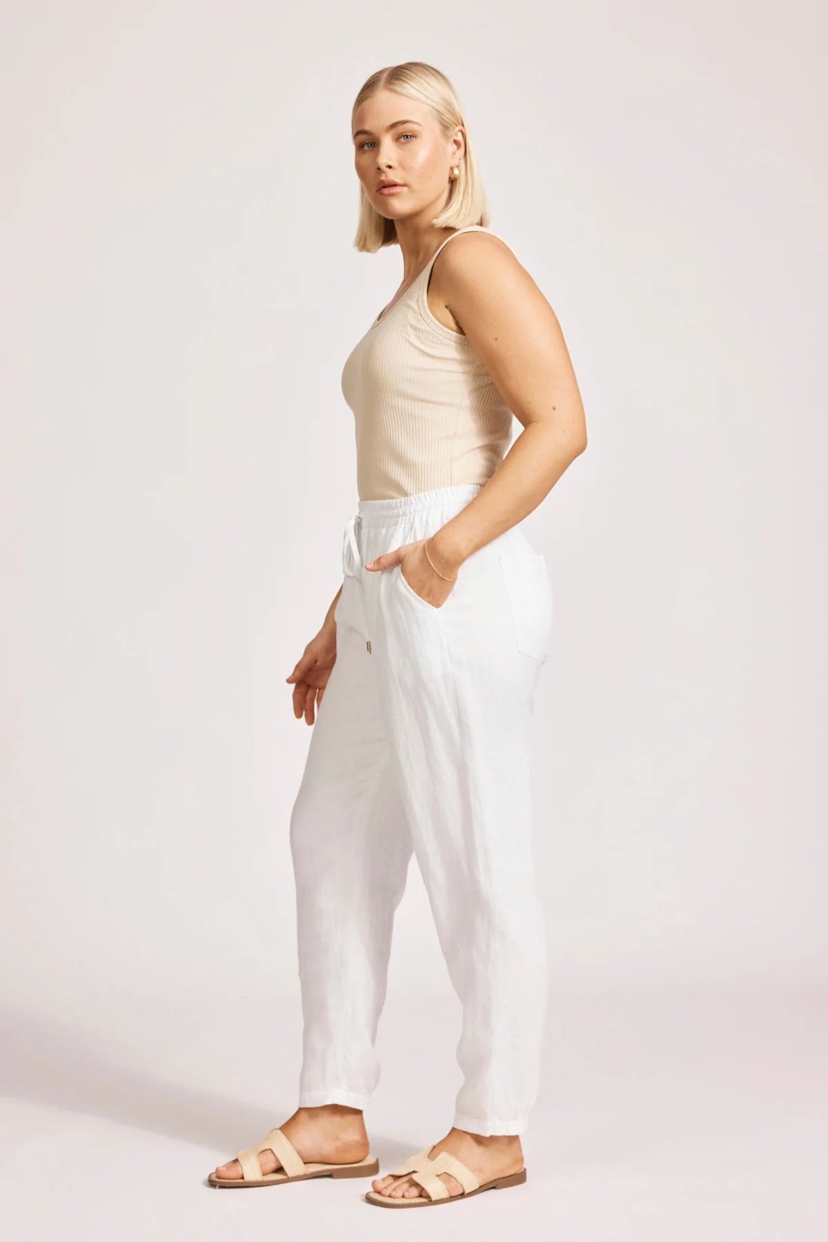 Miramar Pant, White