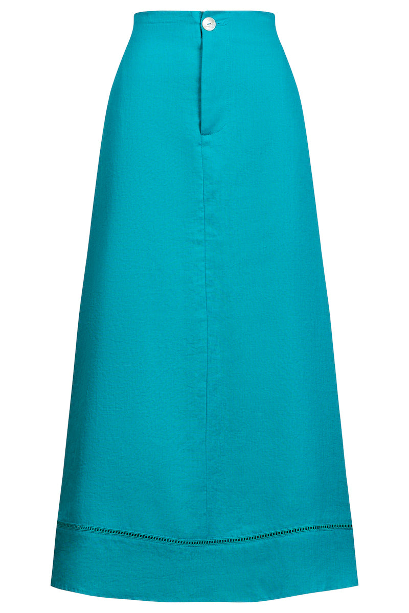 Miramar Maxi Skirt, Lagoon
