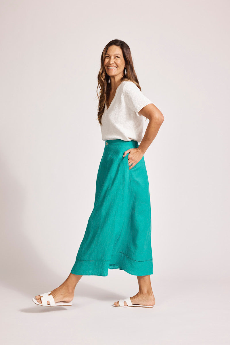 Miramar Maxi Skirt, Lagoon