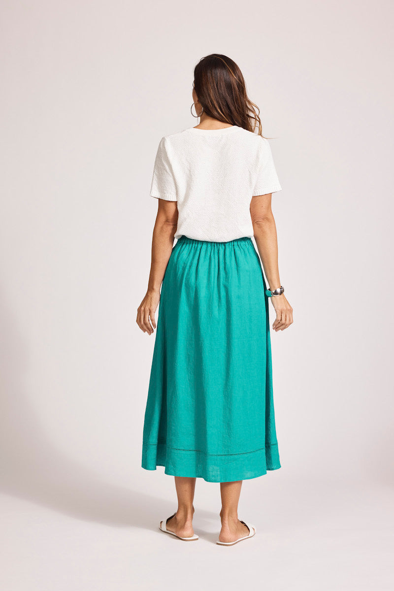 Miramar Maxi Skirt, Lagoon