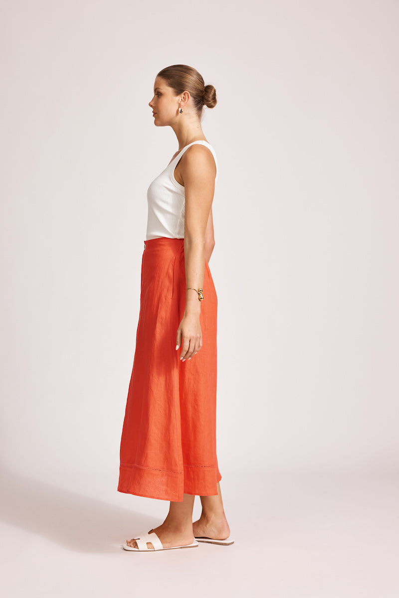 Miramar Maxi Skirt, Coral