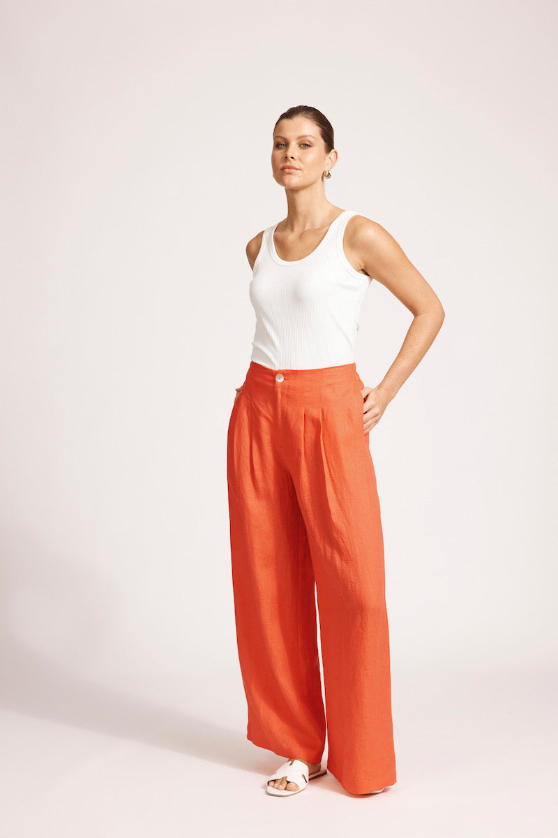 Miramar Palazzo Pant, Coral