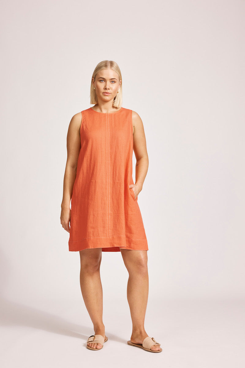 Miramar Tank Dress, Coral