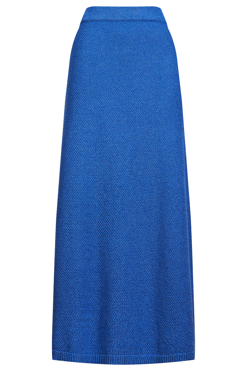 Artemis Knit Skirt, Aegean