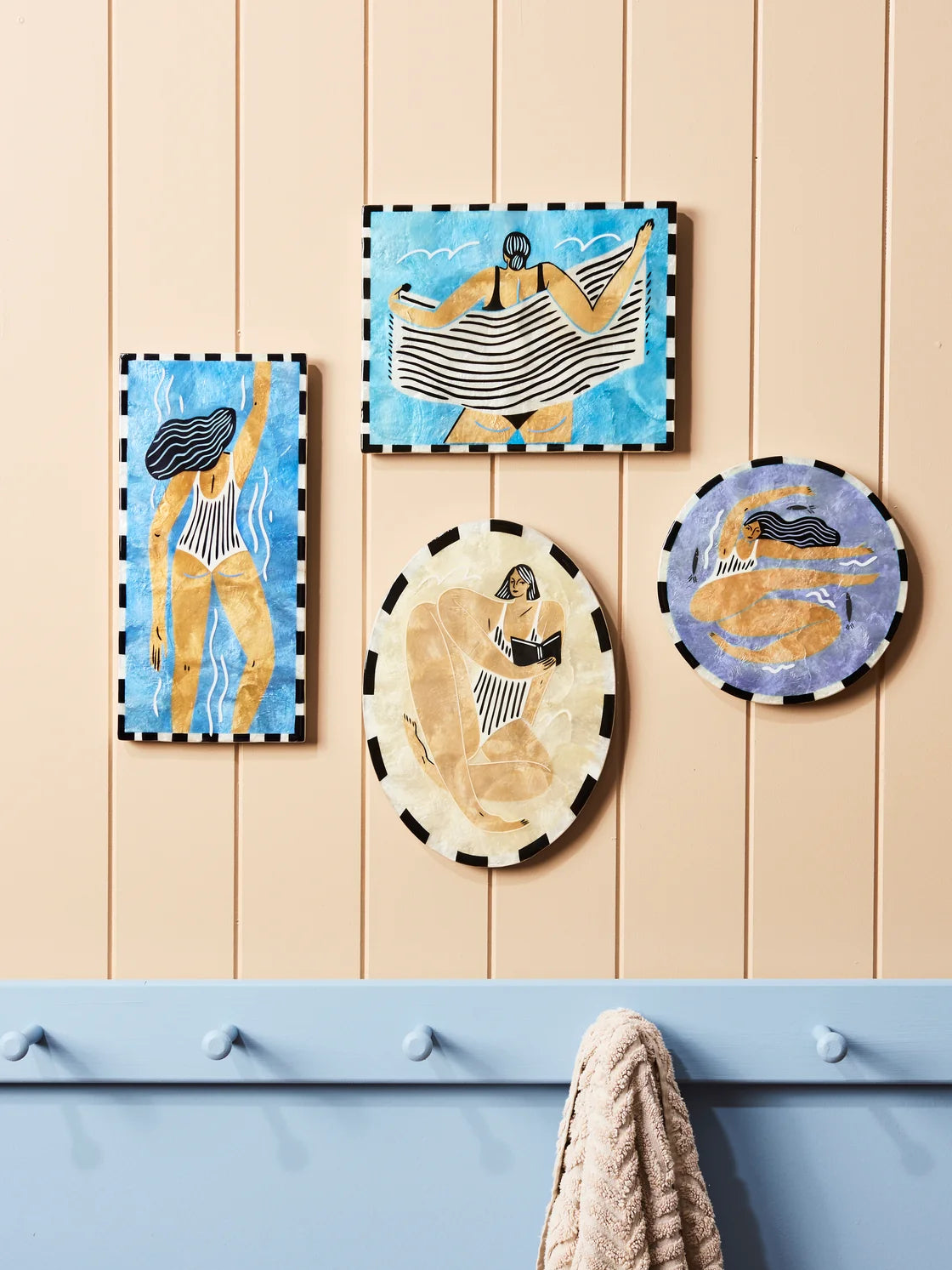 Beach Day Swim Wall Art
