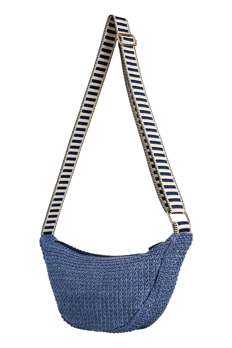Artemis Slouch Bag, Indigo