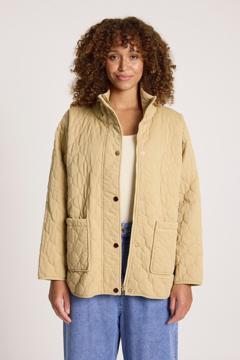 Sansi Quilted Jacket, Dune