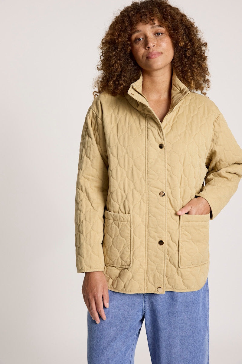Sansi Quilted Jacket, Dune