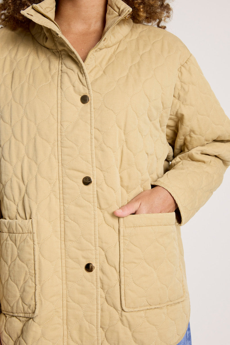 Sansi Quilted Jacket, Dune