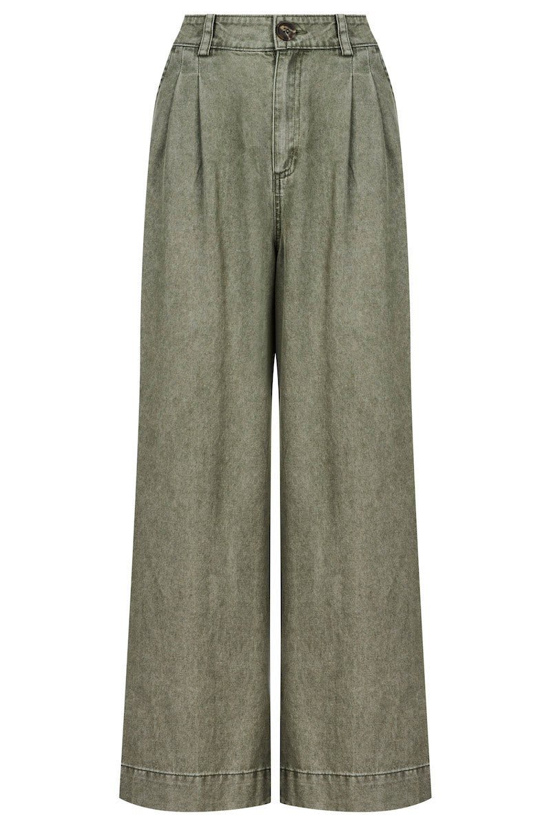 Bodhi Denim Pant, Olive