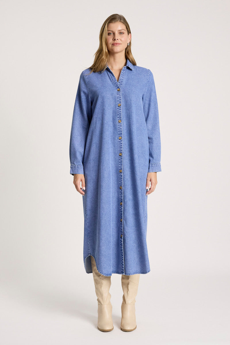 Bodhi Denim Shirt Dress, Denim