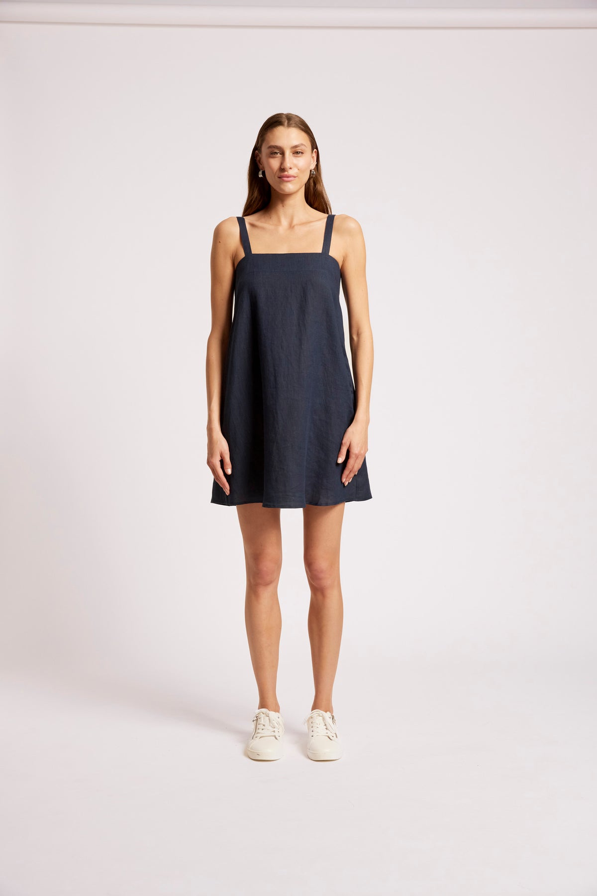 Cove Tank Dress, Indigo