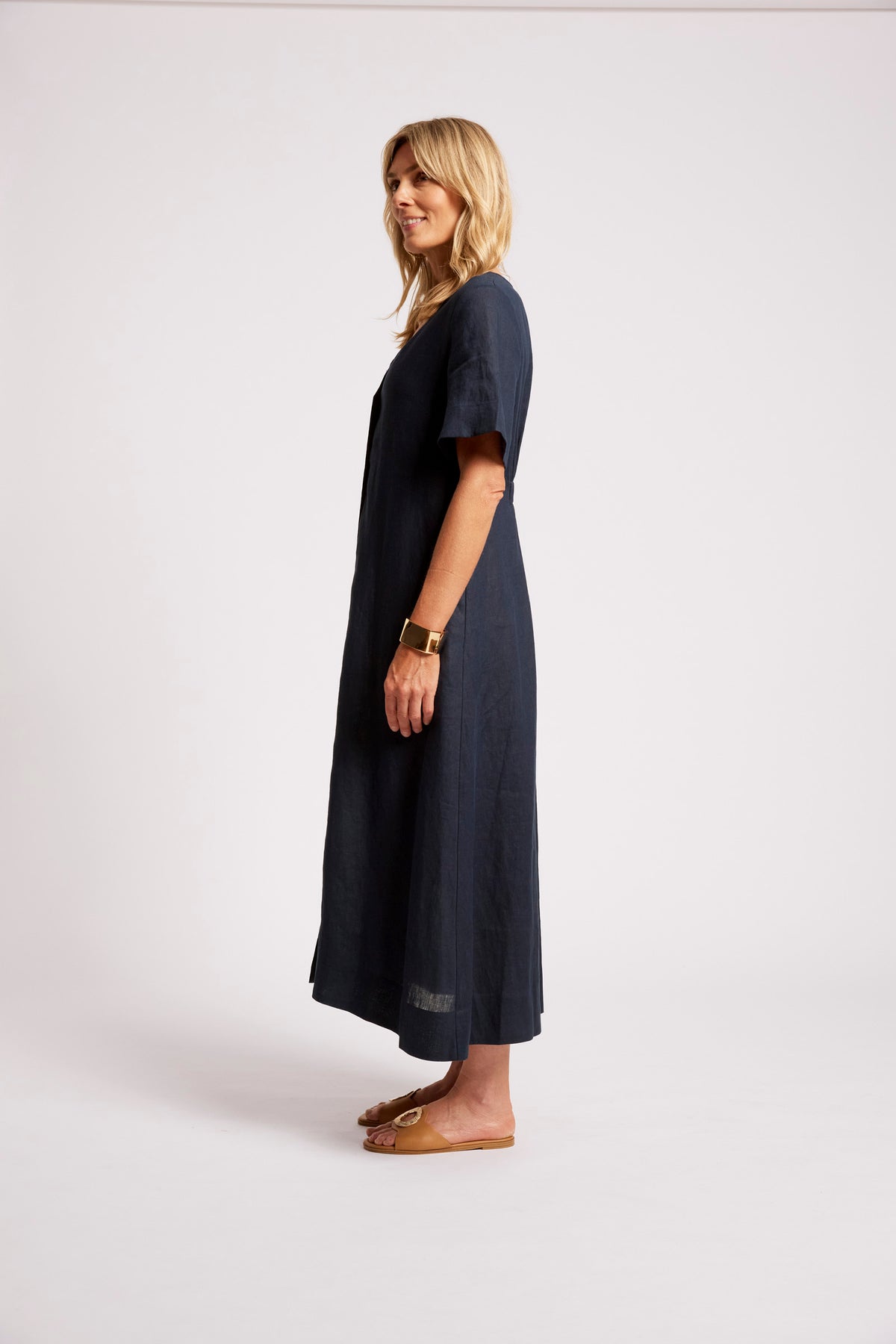 Cove Maxi Dress, Indigo