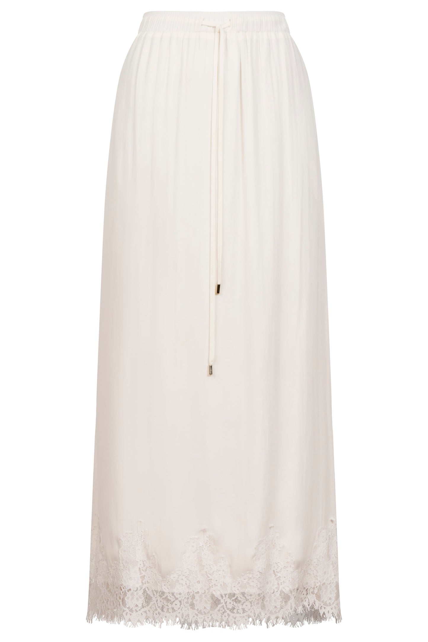 Drift Lace Skirt, White