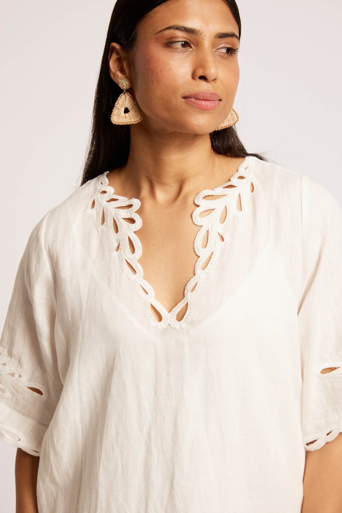 Maris Dress, White
