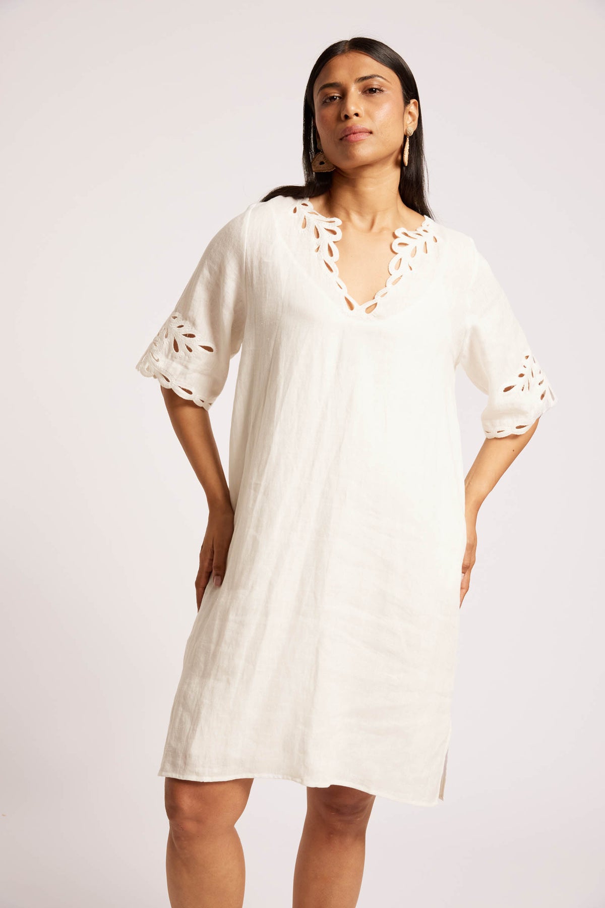 Maris Dress, White