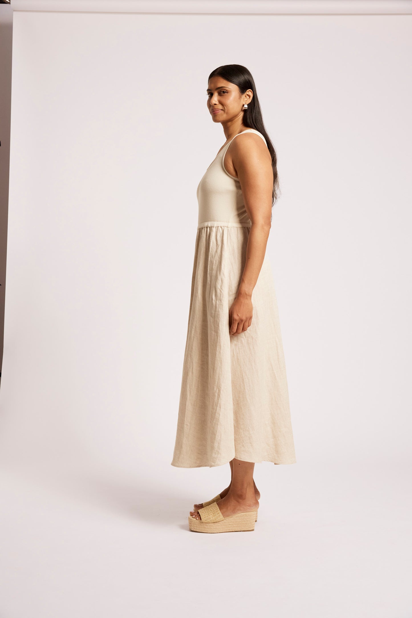 Maris Tank Maxi Dress, Tusk