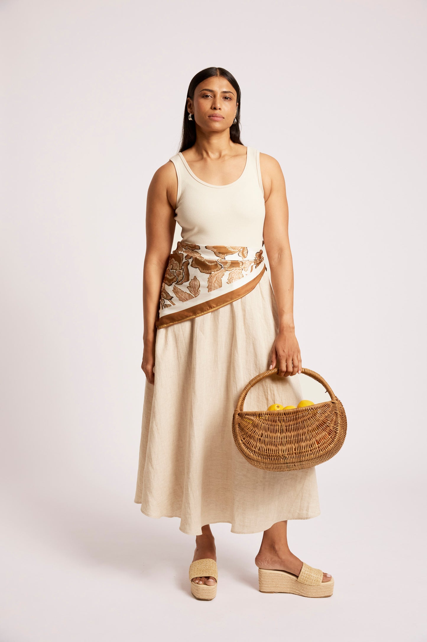 Maris Tank Maxi Dress, Tusk