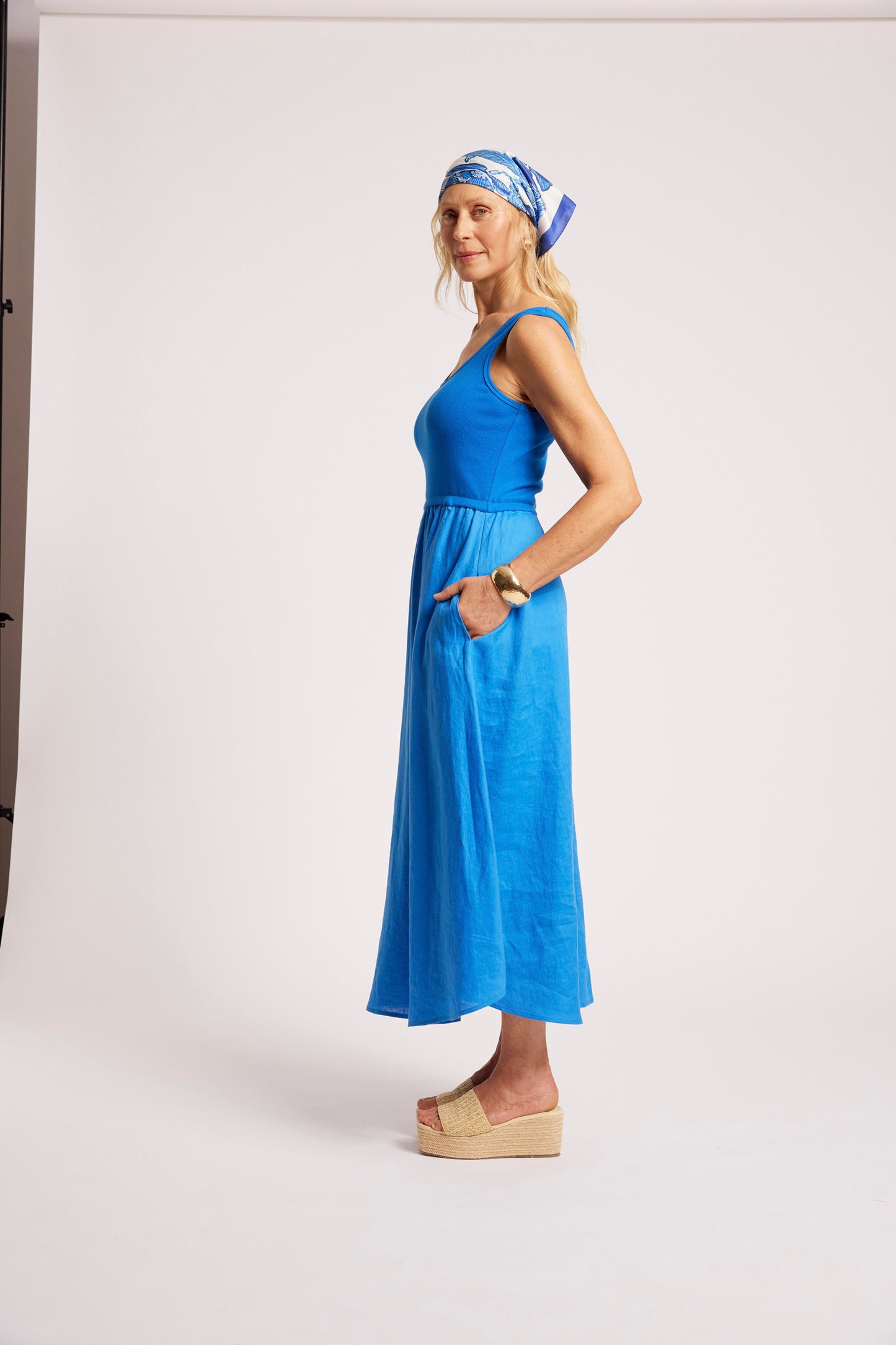 Maris Tank Maxi Dress, Marine