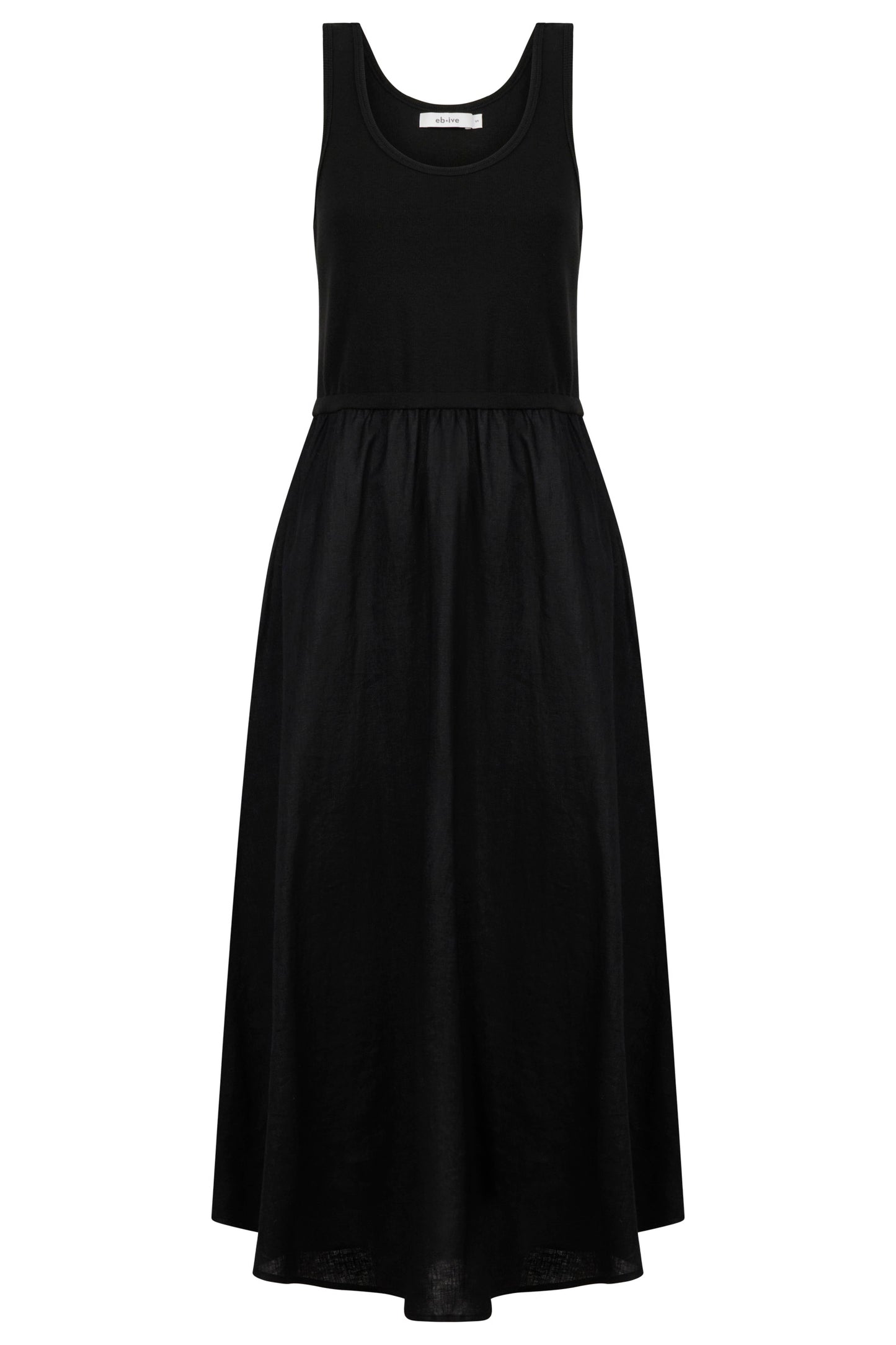 Maris Tank Maxi Dress, Black