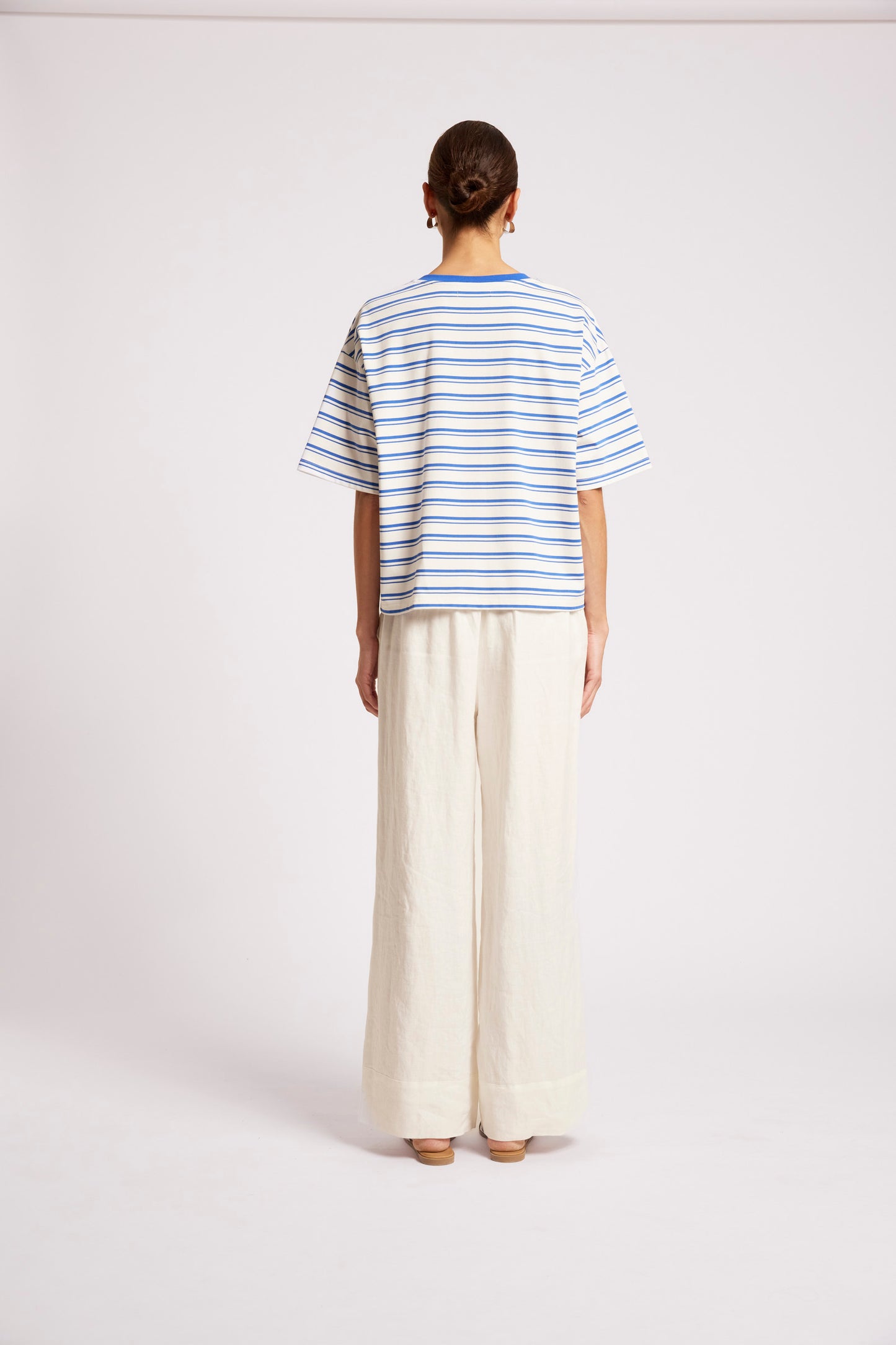 Paloma Striped T-Shirt, Azure