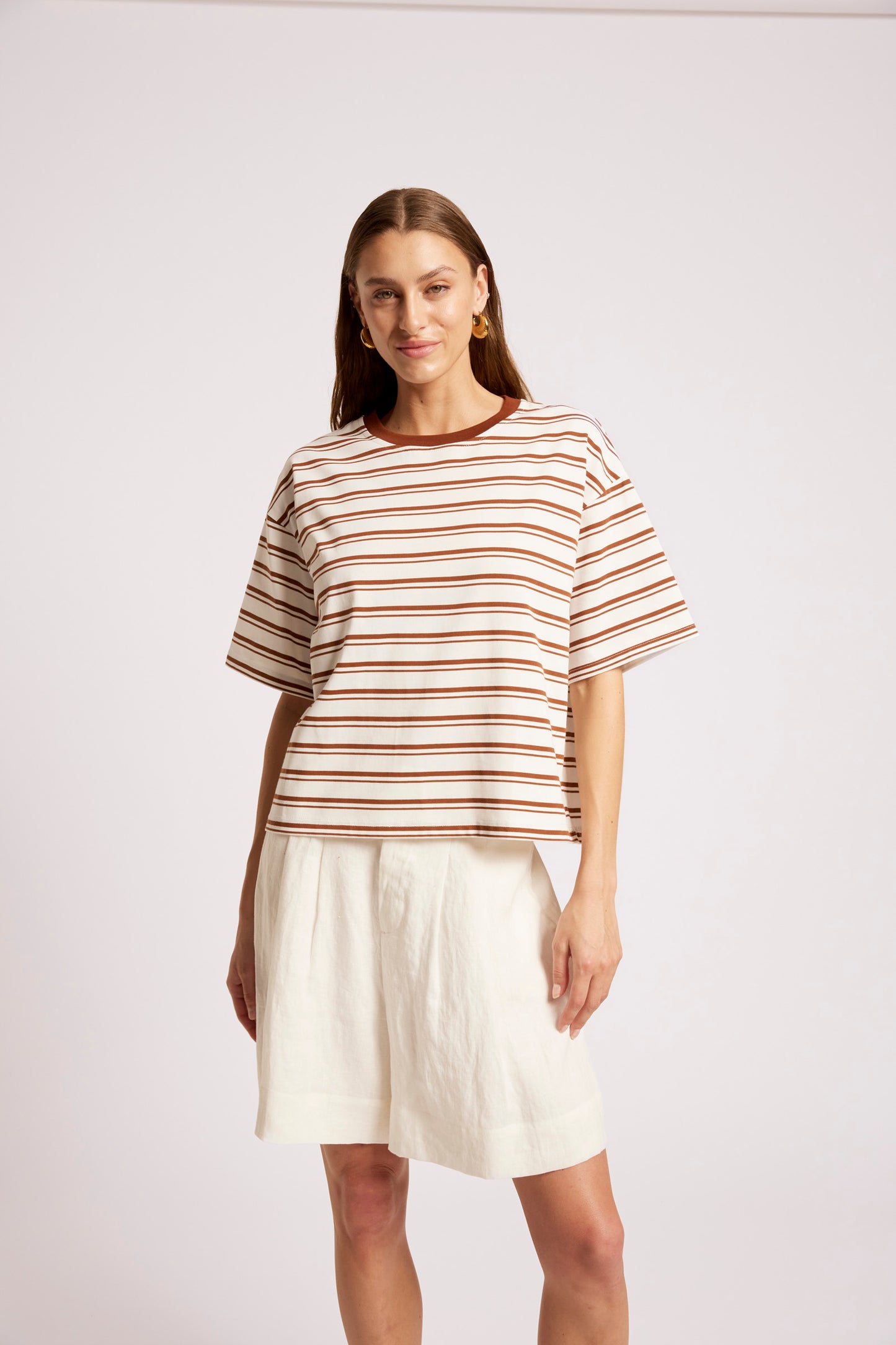 Paloma Striped T-Shirt, Dune