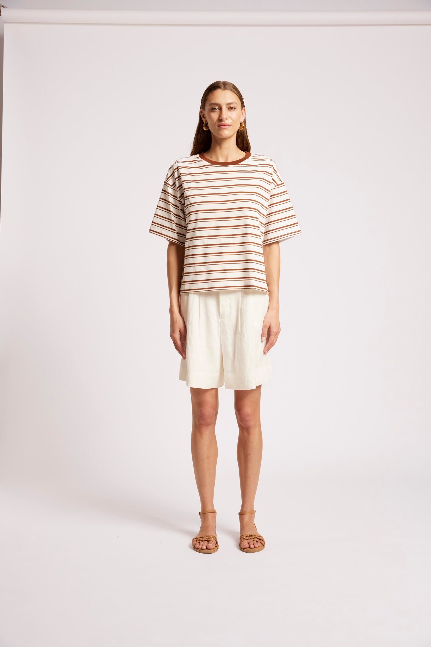 Paloma Striped T-Shirt, Dune