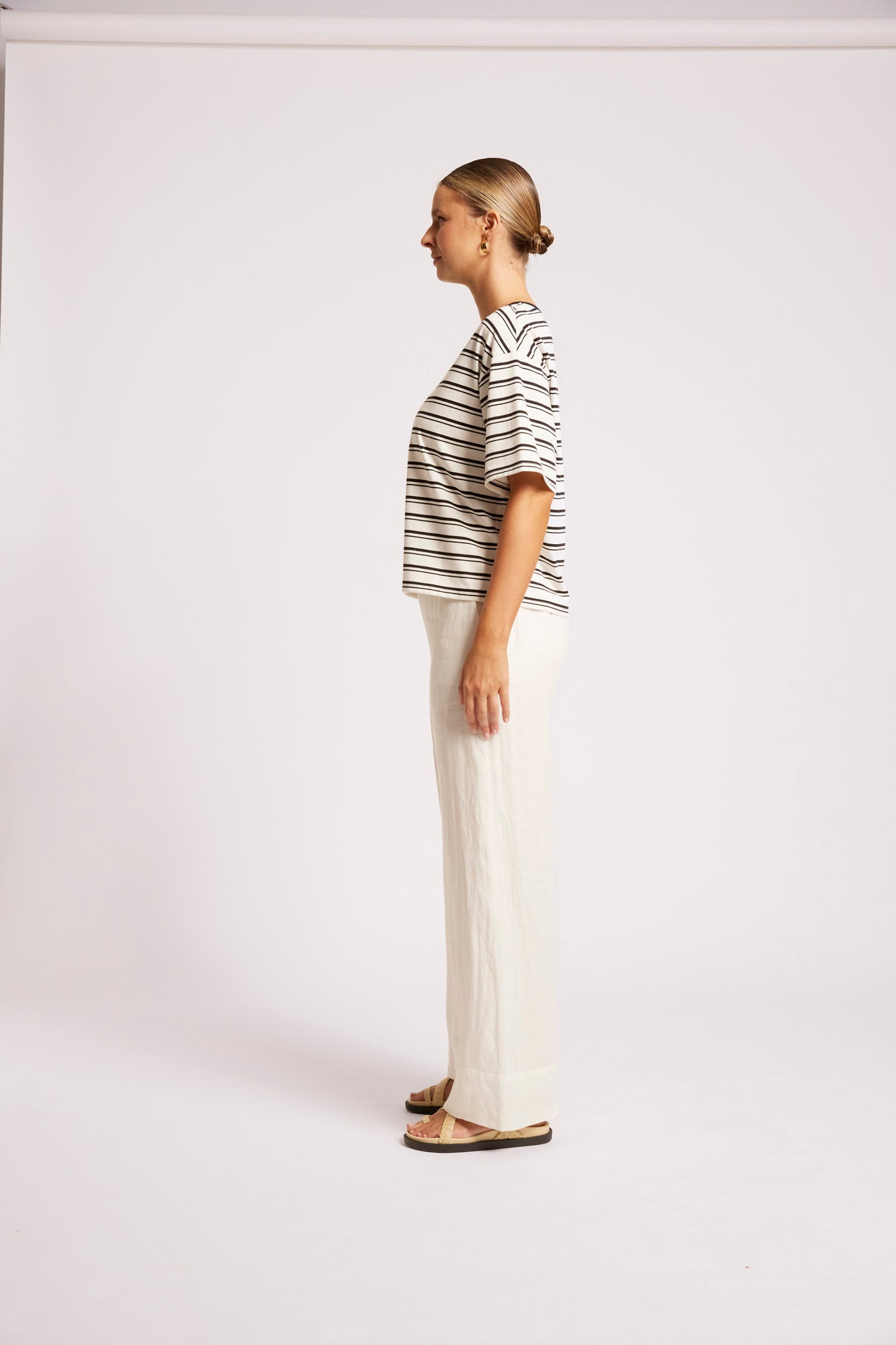 Paloma Striped T-Shirt, Black