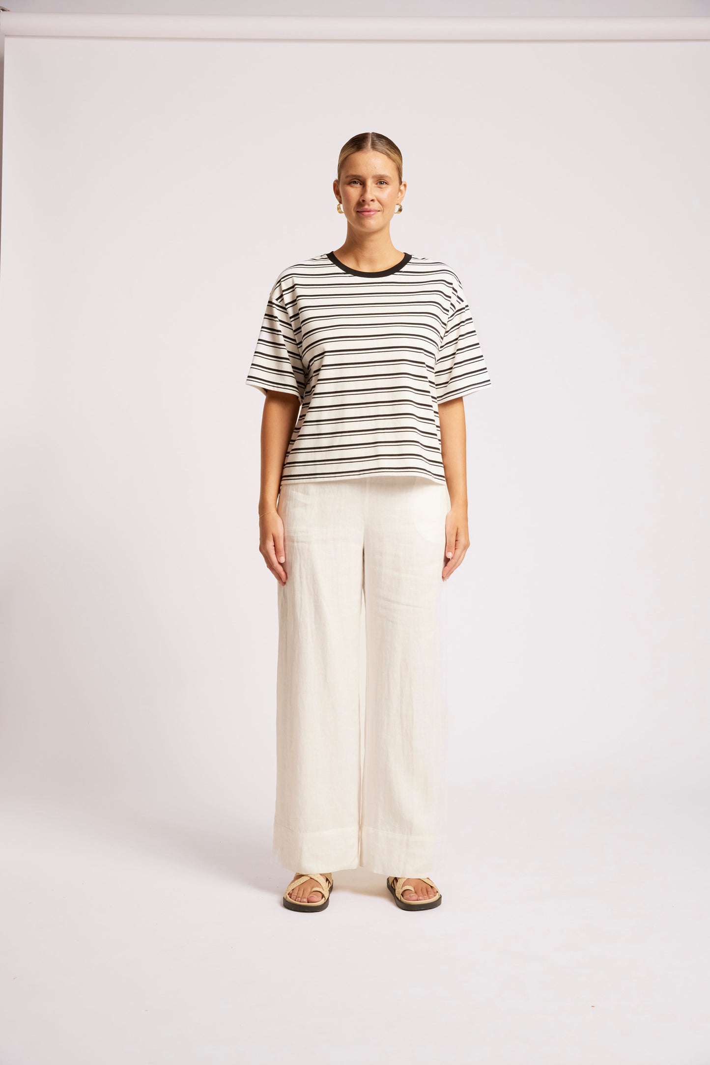 Paloma Striped T-Shirt, Black
