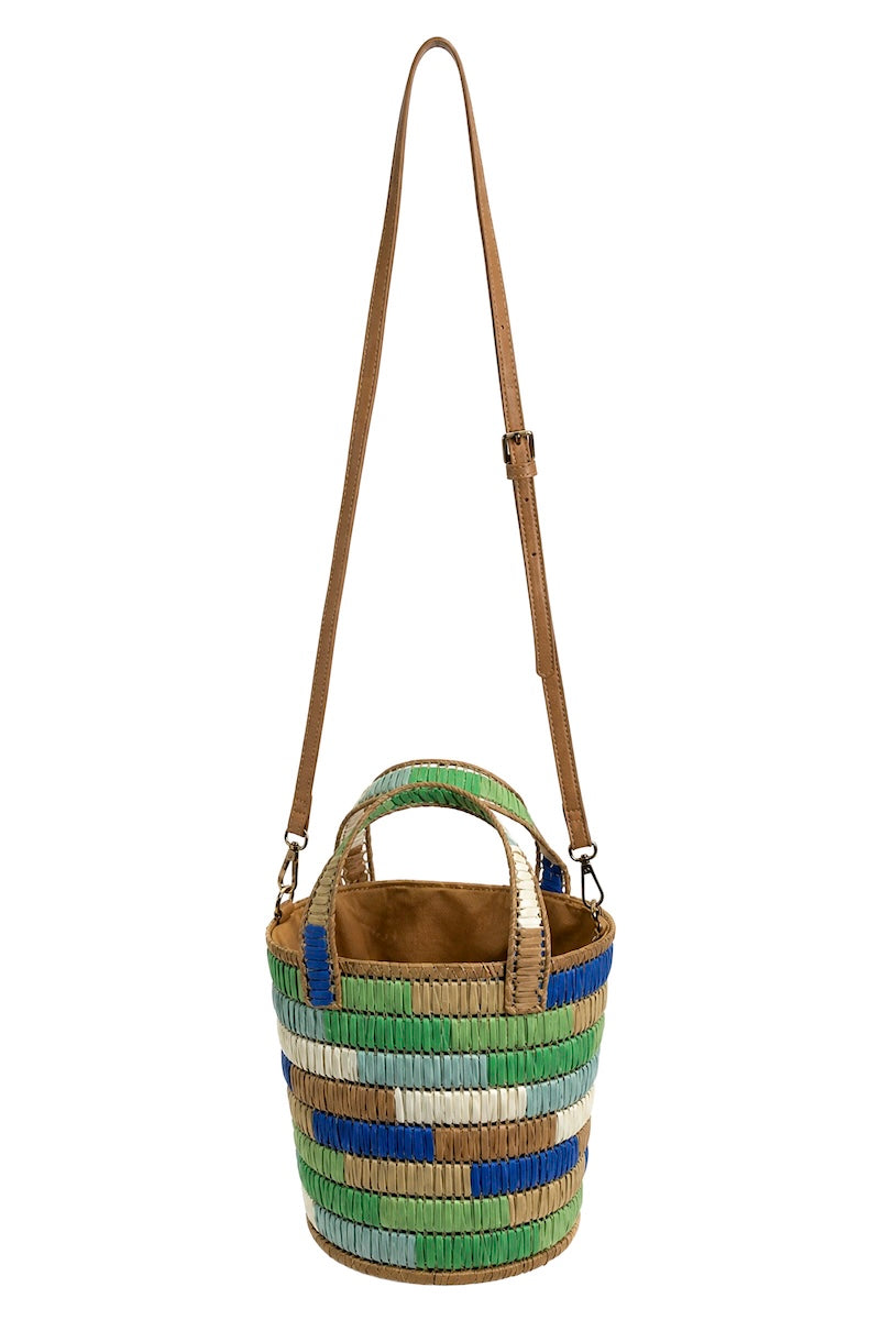 Palmera Bucket Bag, Seafoam