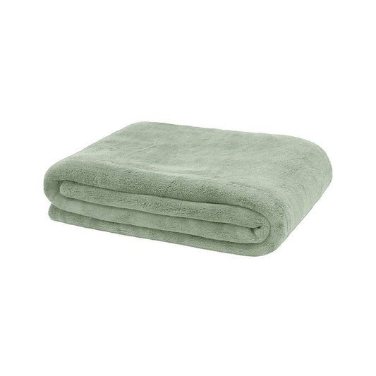 Microplush Throw, Sage
