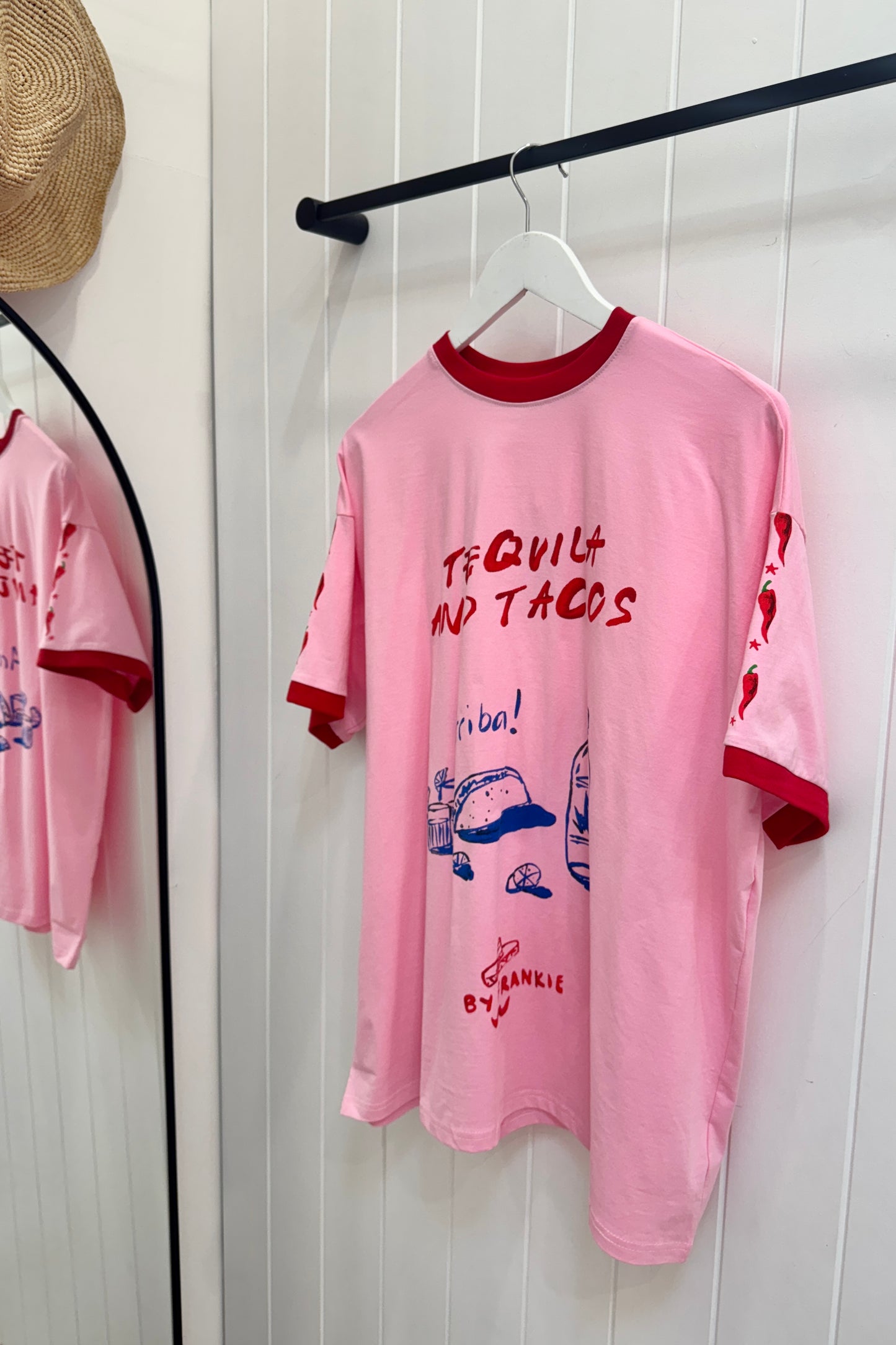 Arriba Tee, Pink