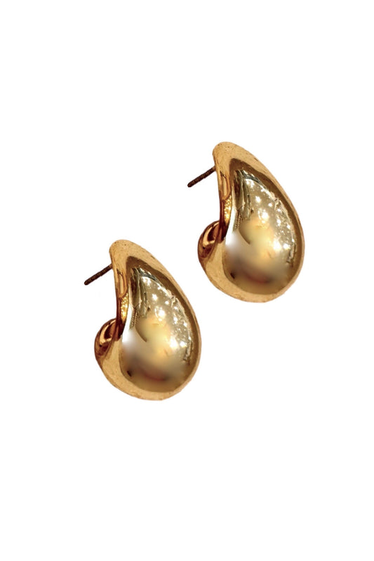 Malibu Earrings, Gold