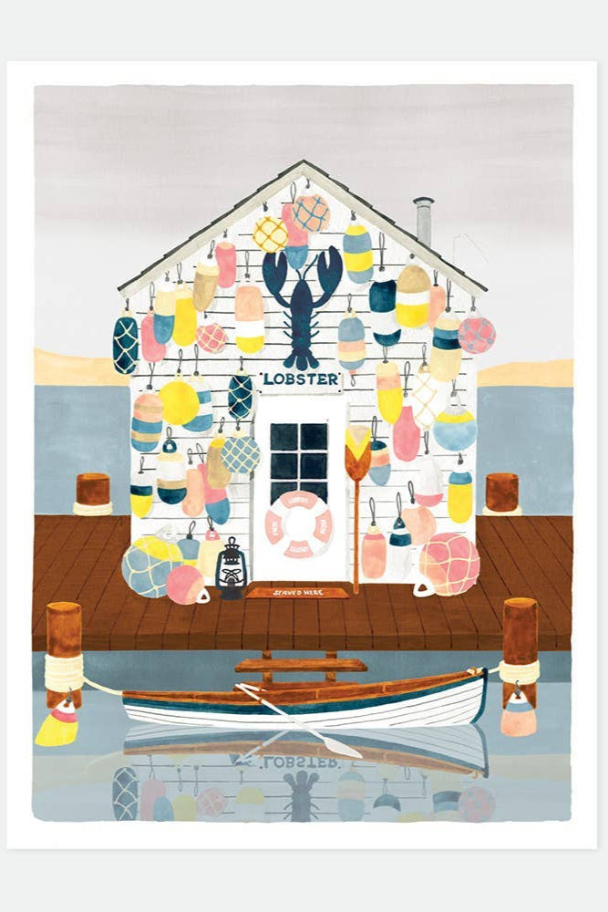 Fisherman Shop Art Print