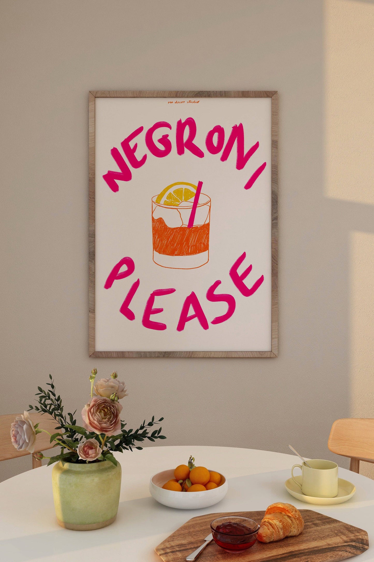Negroni Please Art Print