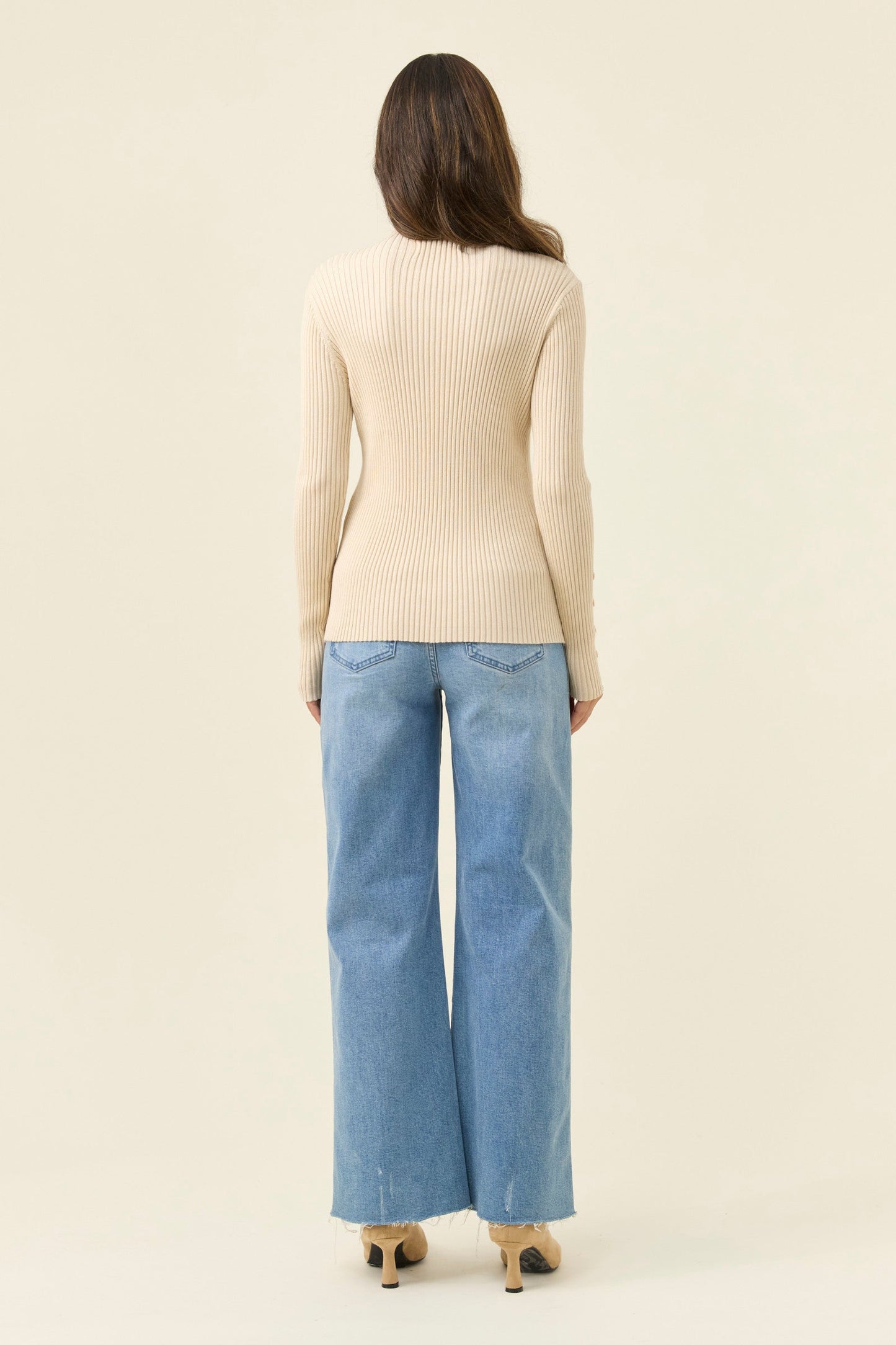 Juno Knit Top, Canvas