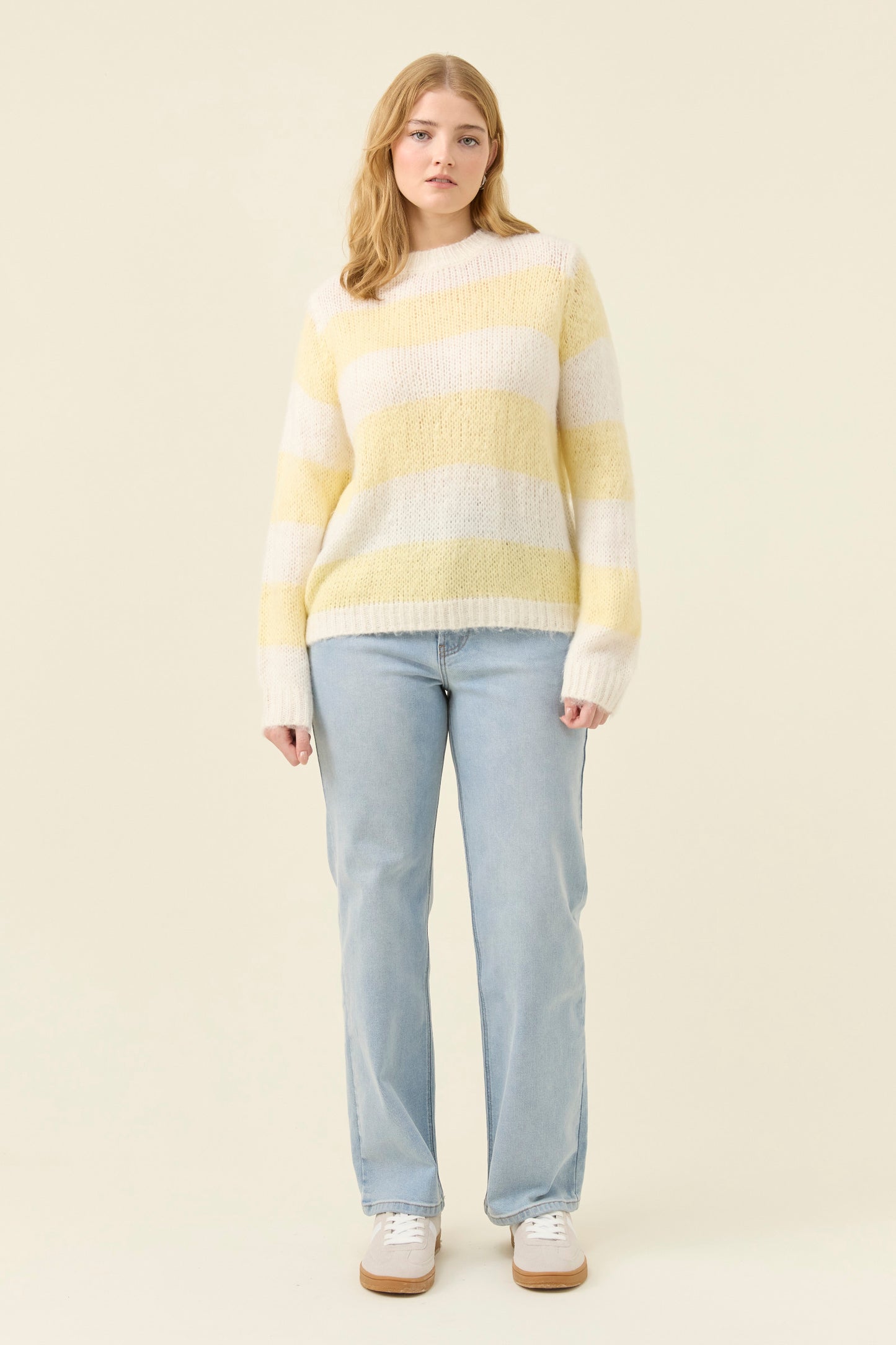 Pallas Stripe Jumper, Butter