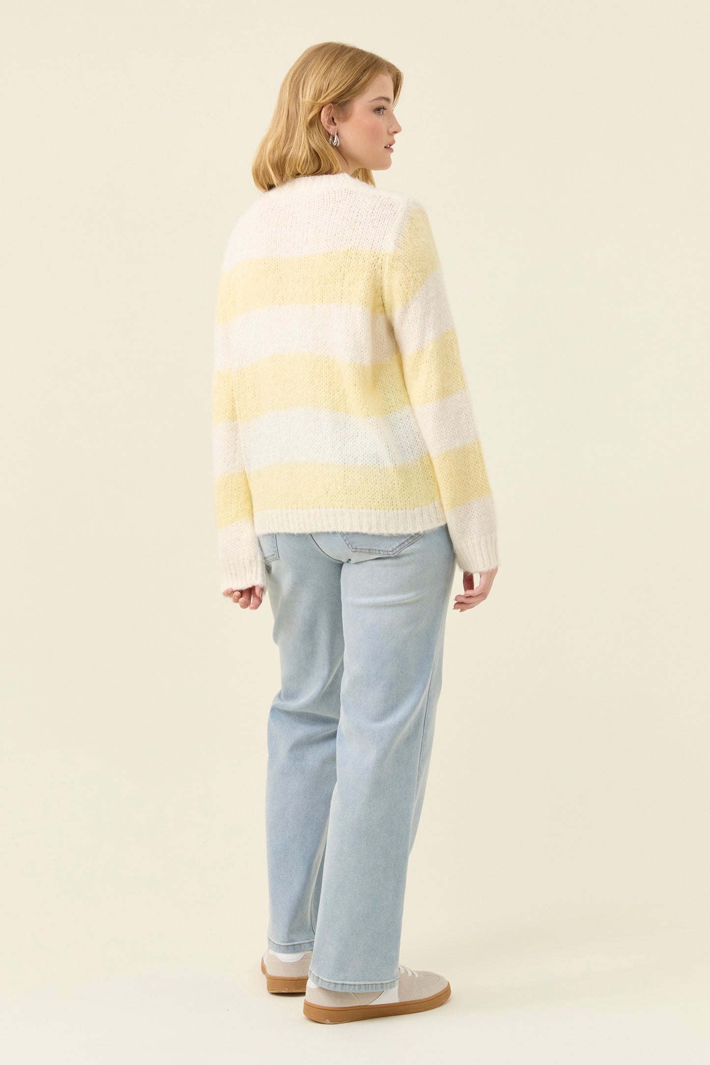 Pallas Stripe Jumper, Butter