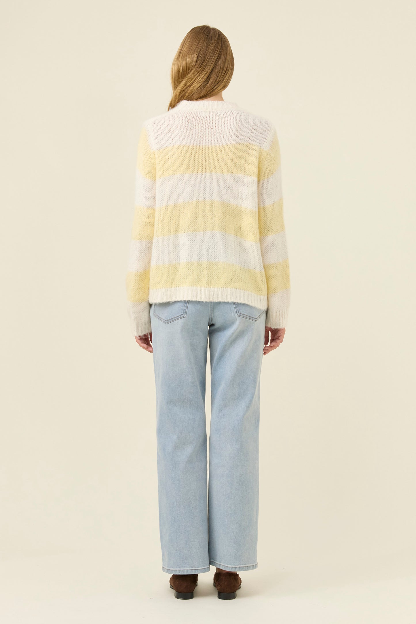 Pallas Stripe Jumper, Butter