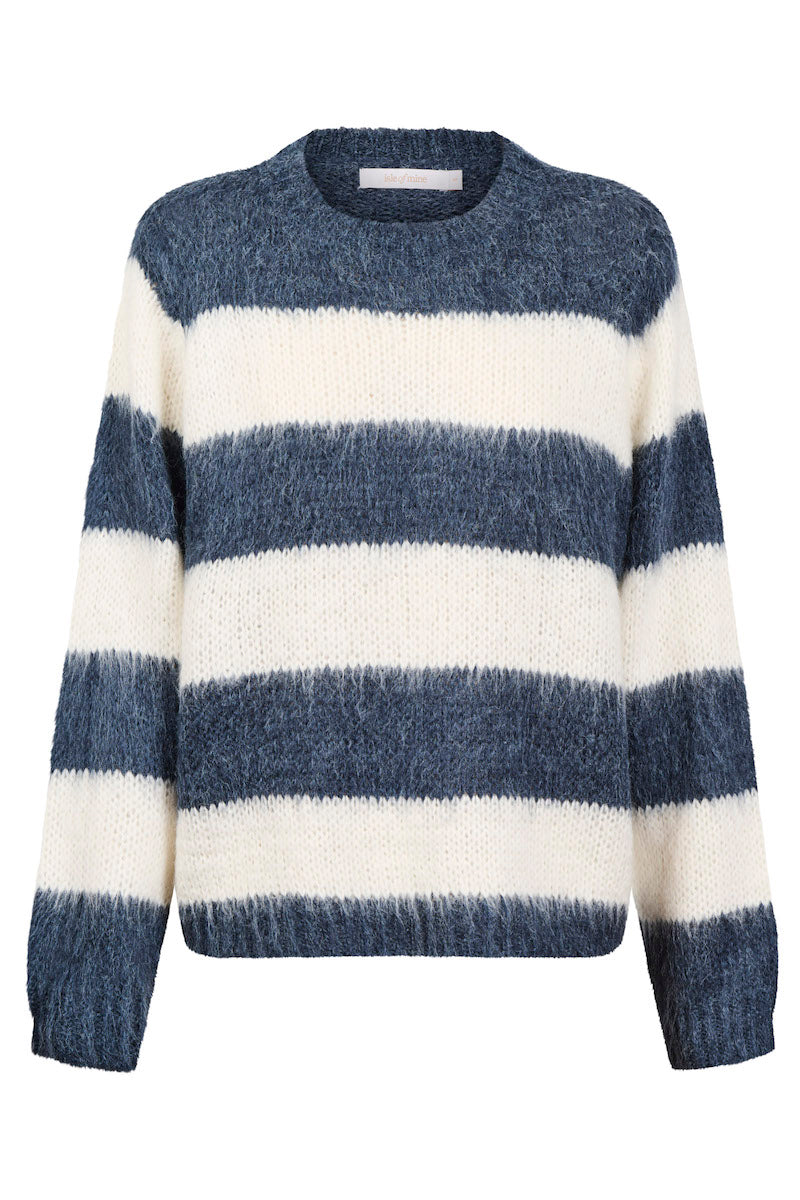 Pallas Stripe Jumper, Navy