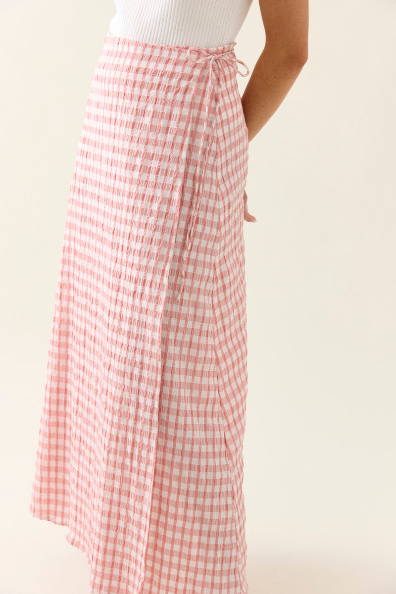 Esther Wrap Skirt, Pink