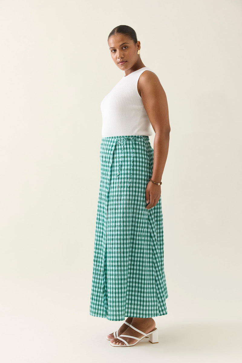 Esther Wrap Skirt, Baltic