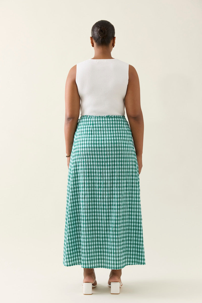 Esther Wrap Skirt, Baltic